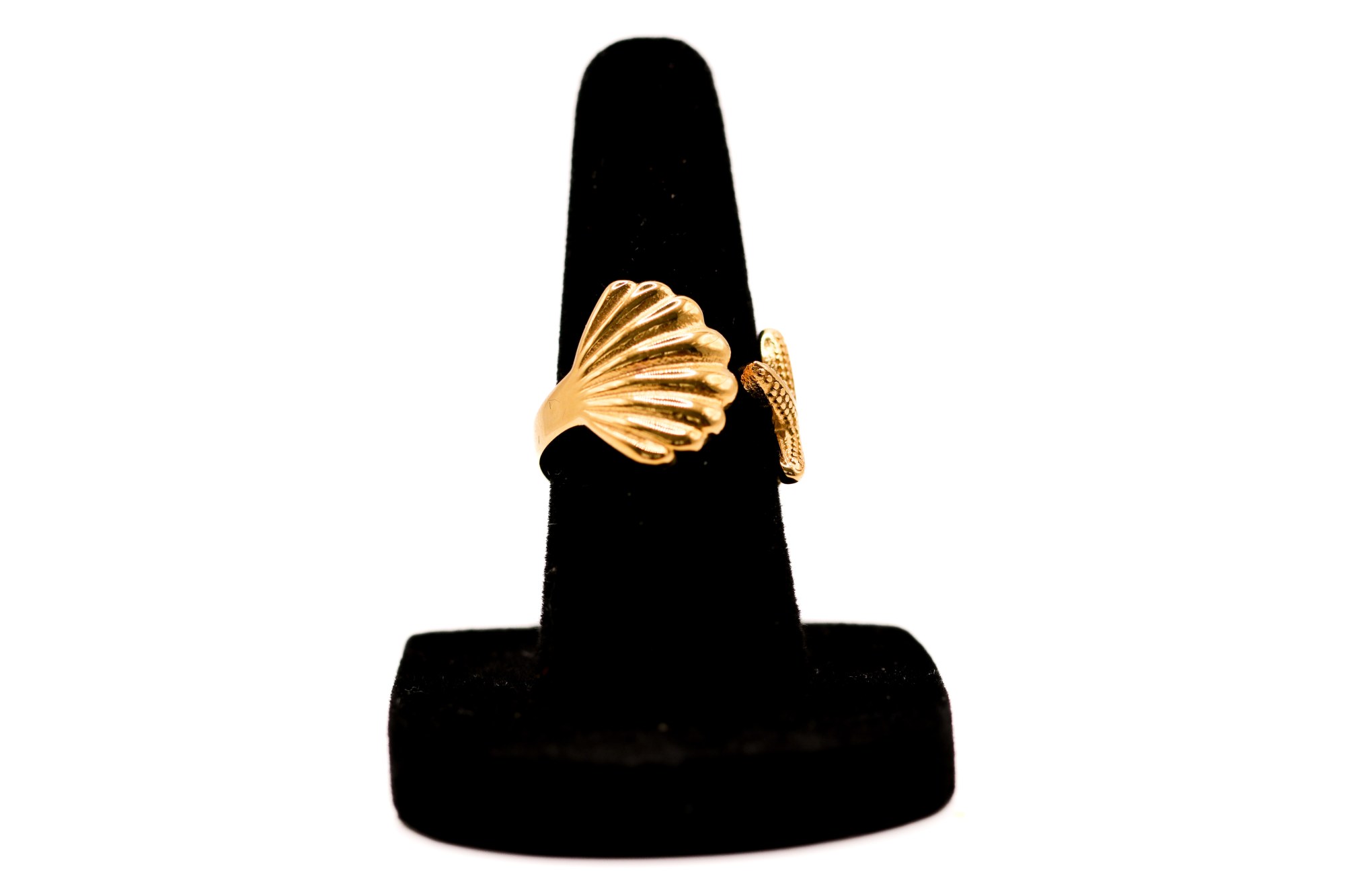 Ring met schelp en ster, foto 4 van 6