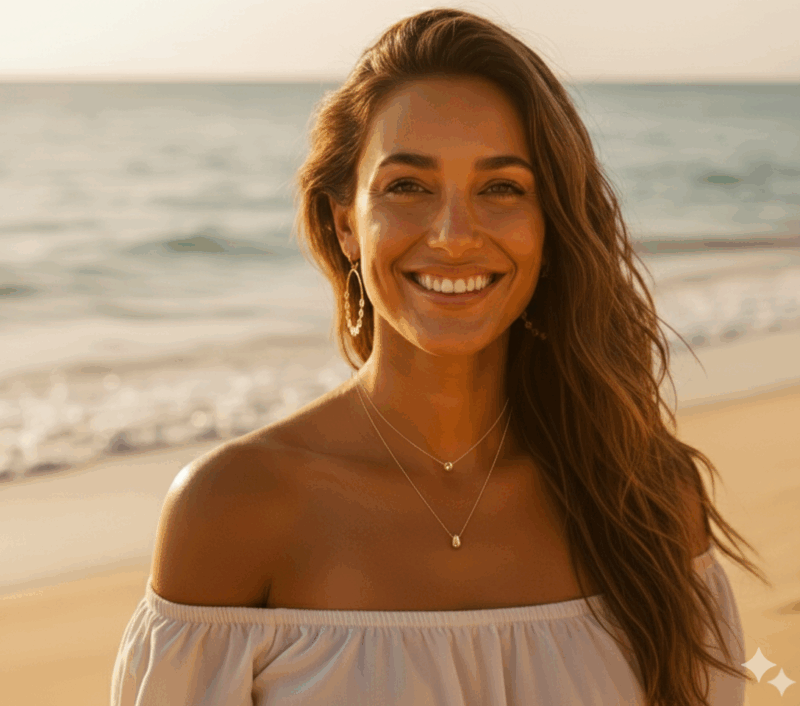 dubbele-ketting-met-druppel-hangers-goudkleurig Dubbele ketting met druppel hangers - goudkleurig