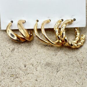 img_4577 Setje oorbellen - goudkleurig