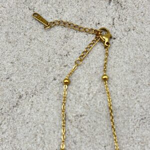 Bolletjes ketting - goudkleurig