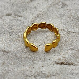 img_4617 Ring met hartjes - goudkleurig