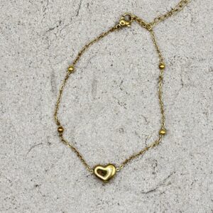 img_4647 Hartjes enkelbandje - goudkleurig