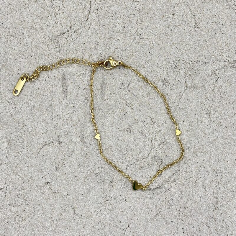 img_4654 Hartjesdroom armbandje - goudkleurig