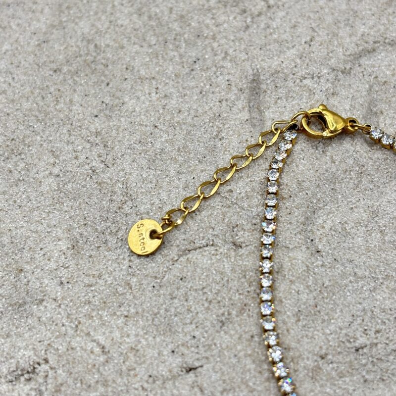 img_4664 Steentjes armbandje - goudkleurig