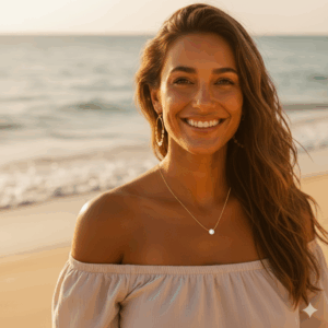 ketting-met-klein-steentje-goudkleurig Ketting met klein steentje – goudkleurig