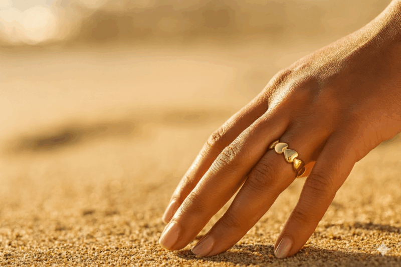 ring-met-hartjes-goudkleurig-01 Ring met hartjes - goudkleurig