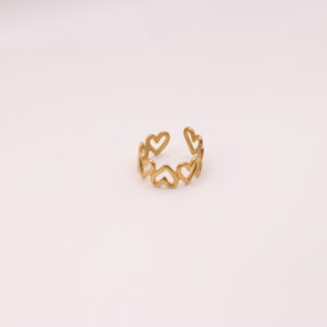 Enkelbandje met steentje - goudkleurig