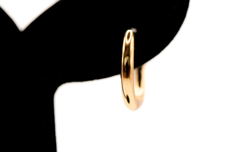 Middelgrote oorringen - goudkleurig