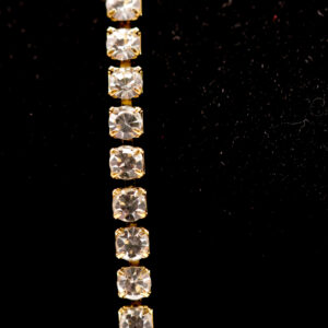 Steentjes armbandje - goudkleurig