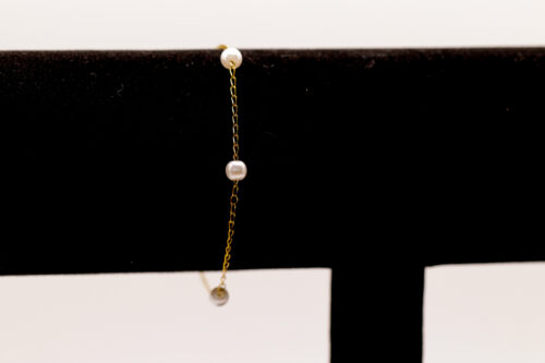 Parel armbandje - goudkleurig