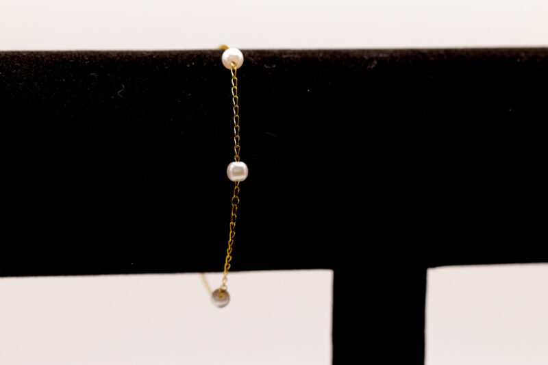 Parel armbandje - goudkleurig