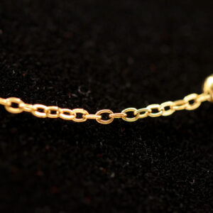 Bolletjes ketting - goudkleurig