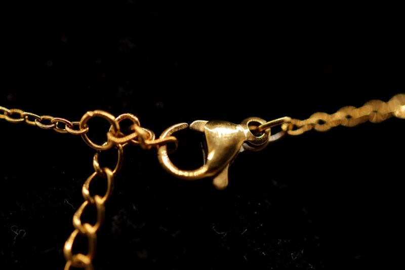 Bolletjes ketting - goudkleurig