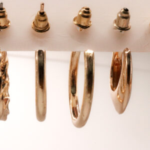 Setje oorbellen - goudkleurig